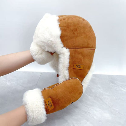 GG  hat, gloves, scarf three-piece set U